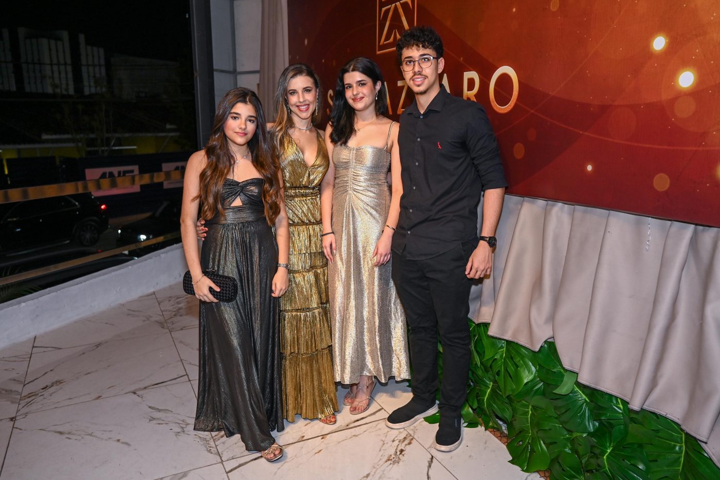 Marcela Magalhães, Lídia Salles, Livia Magalhães e Arthur Novais