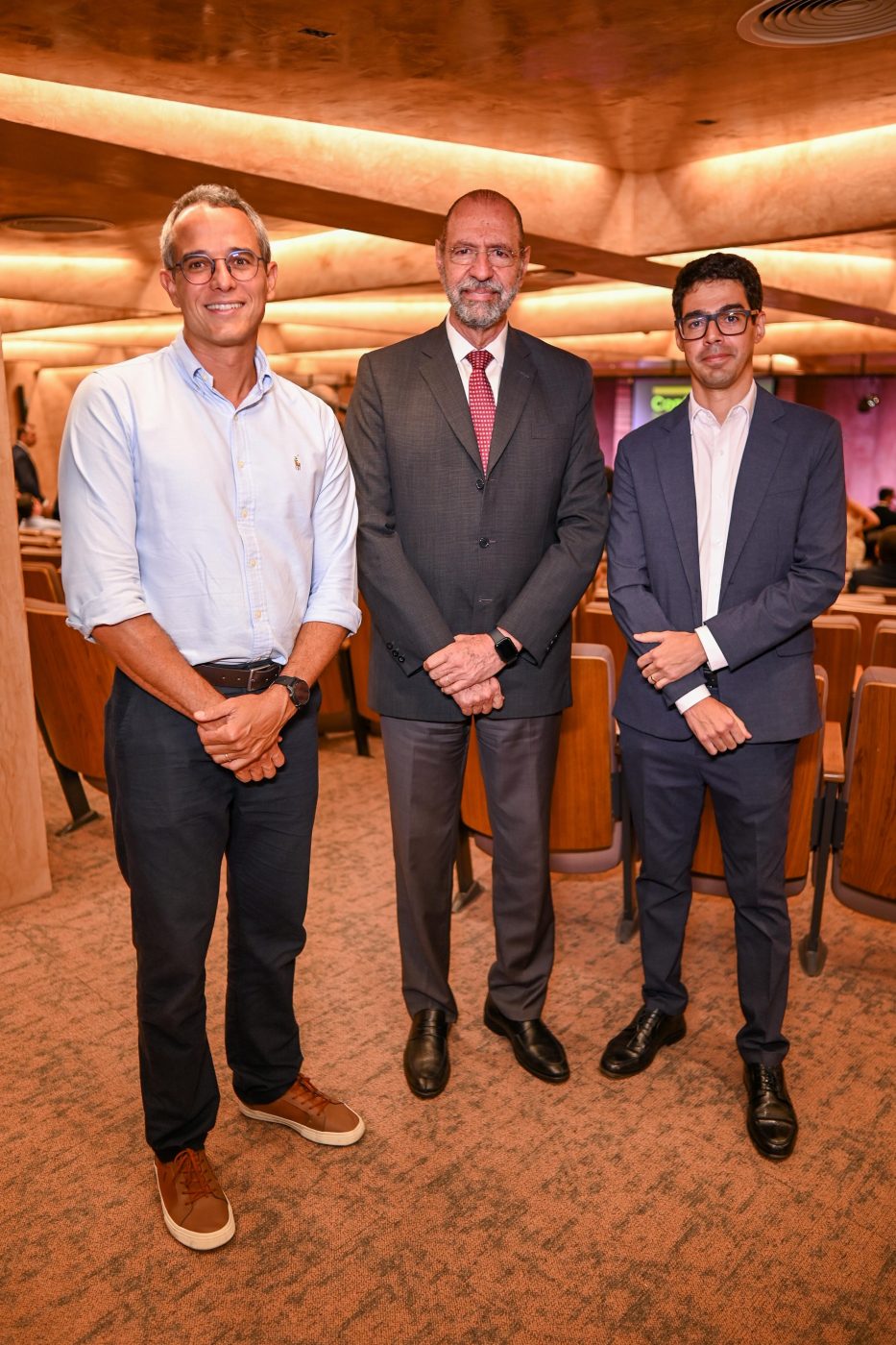 Lucas Andrade, Fábio Jatene e André Brito