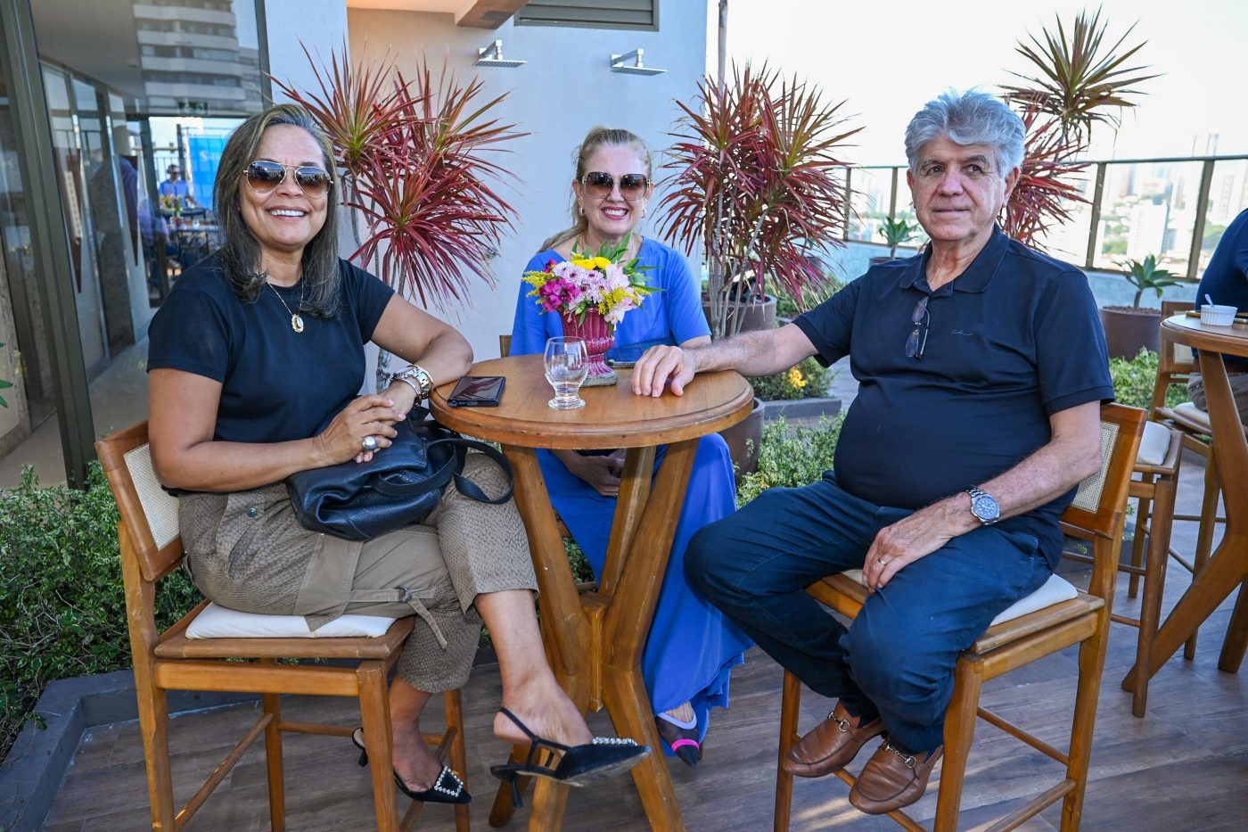 Jeane Nascimento, Rejane Oliveira e Silvio Agra