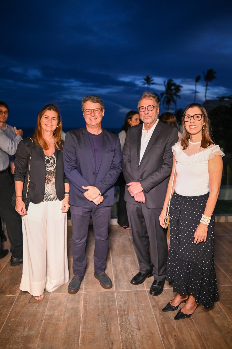 Alina Gonzaga, Rodrigo Castro Lima, Roberto Azoubel e Priscila Mendes