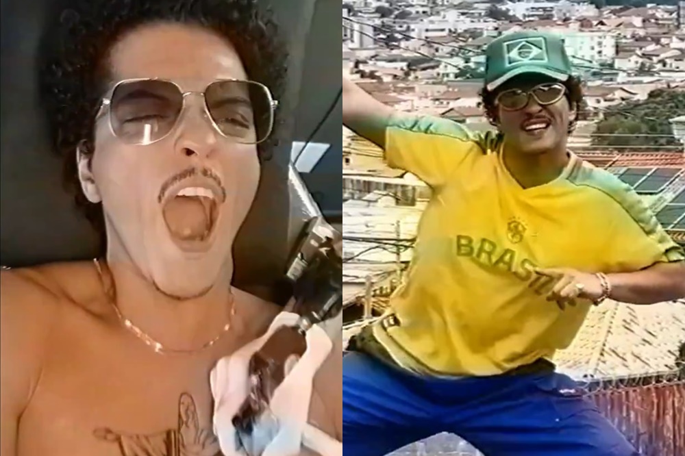 Bruno Mars ‘tatua’ Cristo Redentor e dança funk em clipe de homenagem ao Brasil; assista