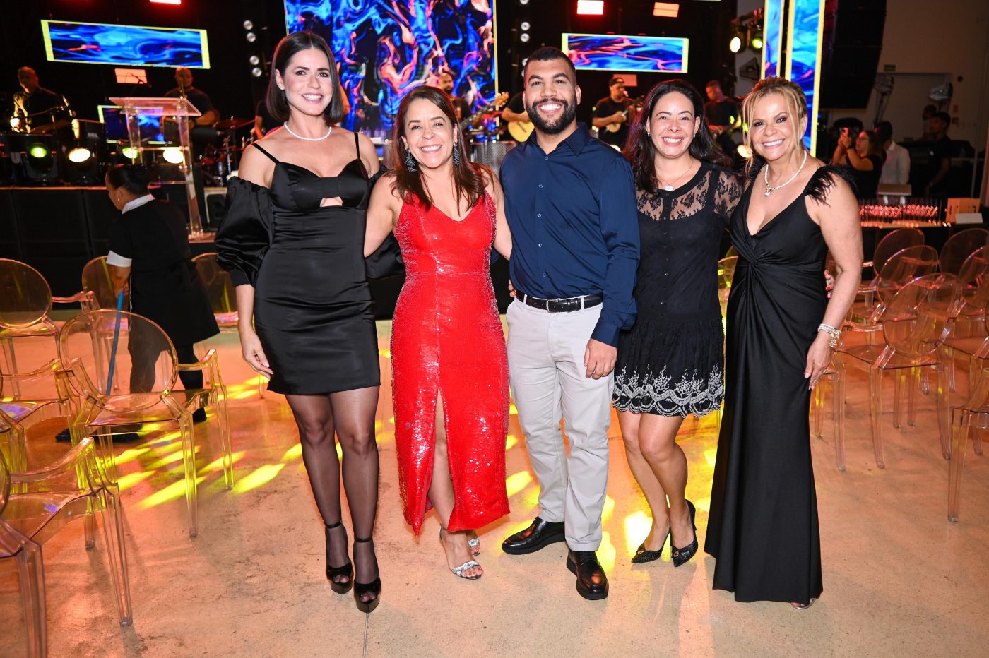 Fabiola Secchin, Daniela Matos, Douglas Pena, Iurca Couto e Rosângela Meira