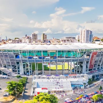 Fonte Nova adota biometria facial para acesso ao jogo entre Bahia e Palmeiras; saiba como cadastrar