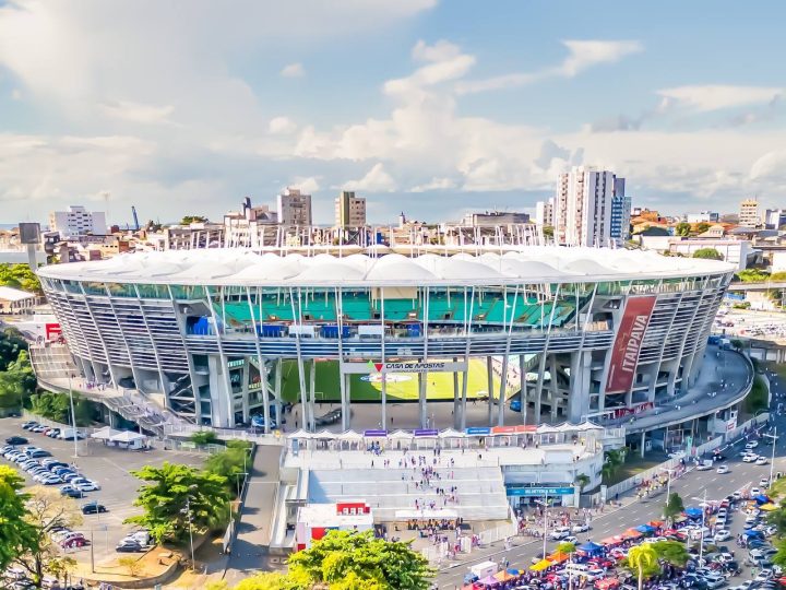 Fonte Nova adota biometria facial para acesso ao jogo entre Bahia e Palmeiras; saiba como cadastrar