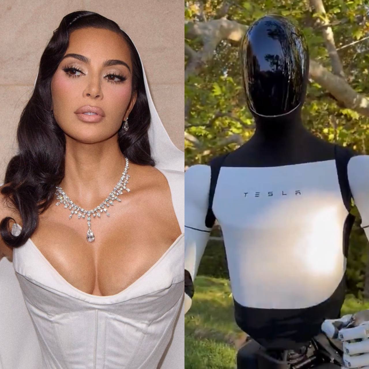 Kim Kardashian compra robô humanoide da Tesla por R$ 100 mil; assista