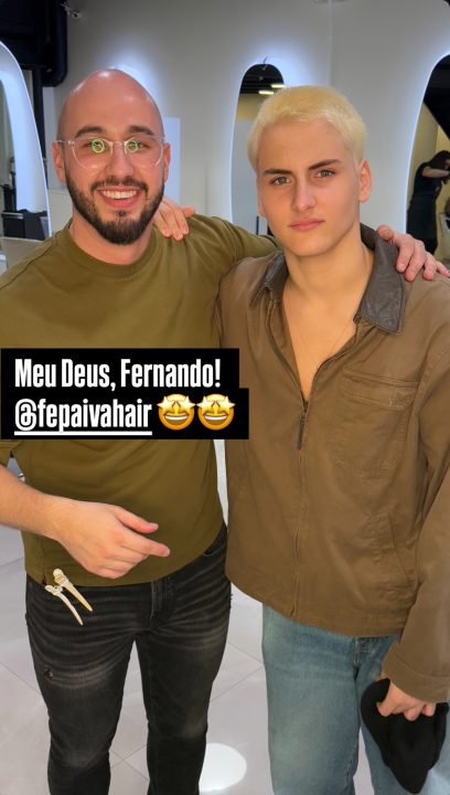 Fernando Paiva e Davi. Foto: Reprodução/Instagram