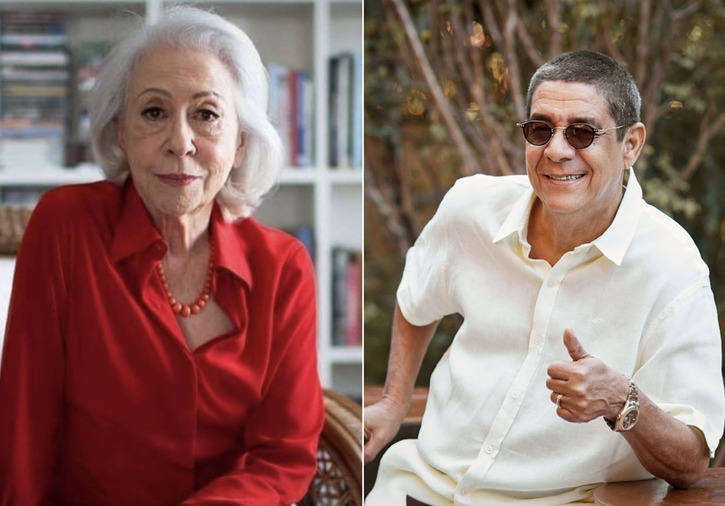 Lendas: Fernanda Montenegro e Zeca Pagodinho se encontram no Rio de Janeiro; veja fotos