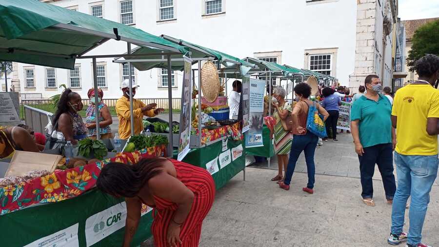 Centro Histórico de Salvador recebe terceira edição da Feira de Agroecologia e Artesanato