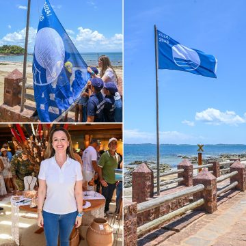 Sustentabilidade: Bandeira Azul é hasteada em praias na Ilha dos Frades