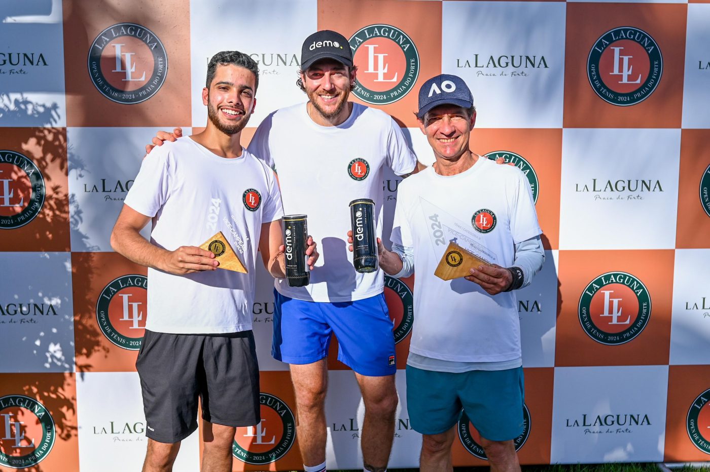 Felipe Hora, Marcelo Demoliner e Asterio Silva