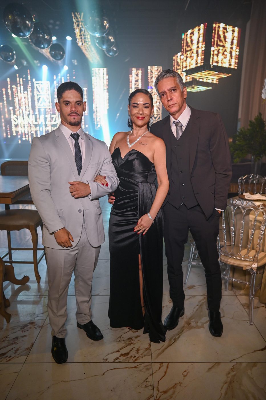 Lucas Conrado, Alessandra Cruz e Roberto Brandão