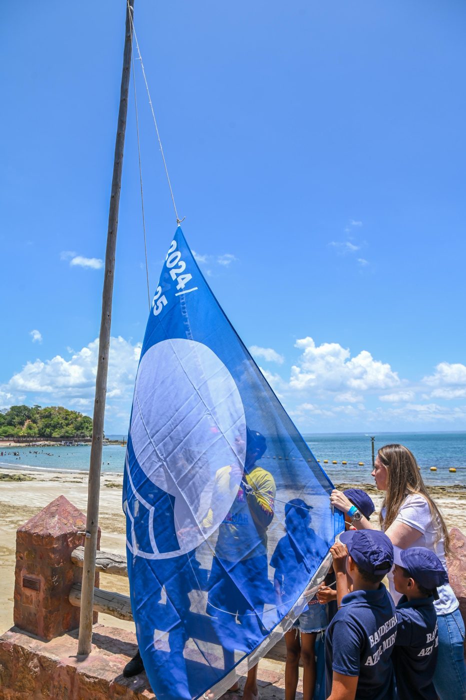 Hasteamento da Bandeira Azul