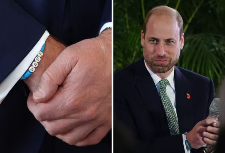 Príncipe William usa pulseira feita por um dos filhos em visita à África do Sul