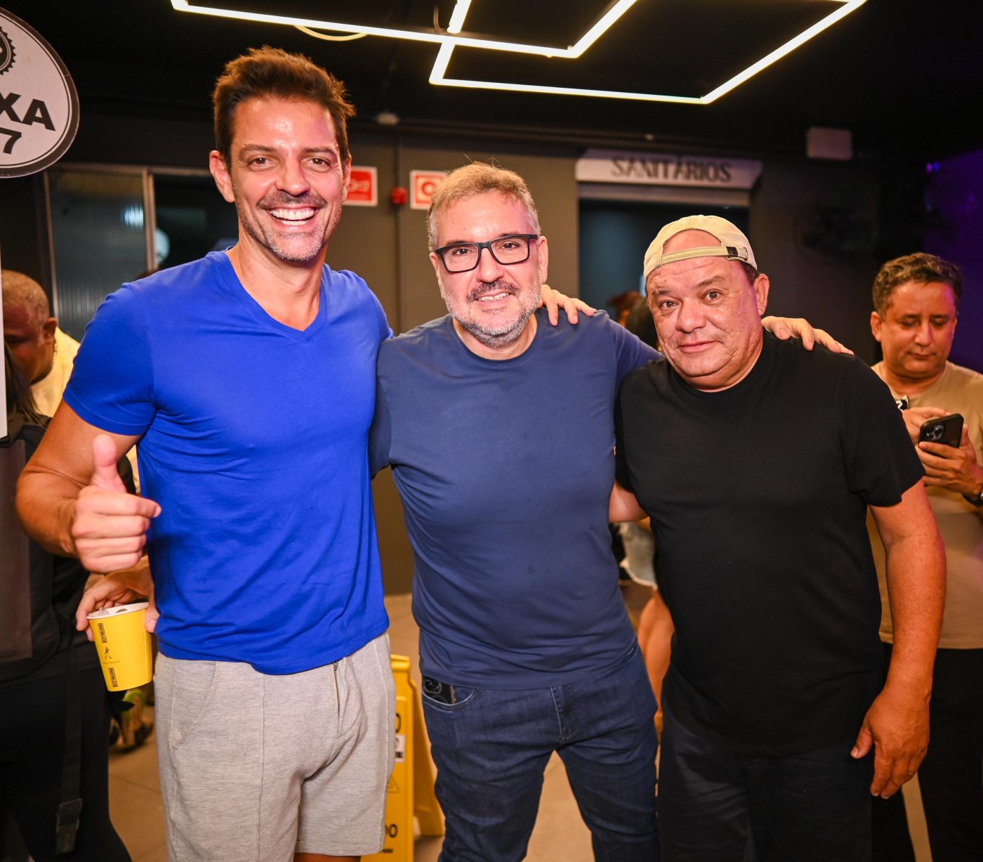 Guiga Sampaio, Rodolphinho Tourinho e Toninho Barlight