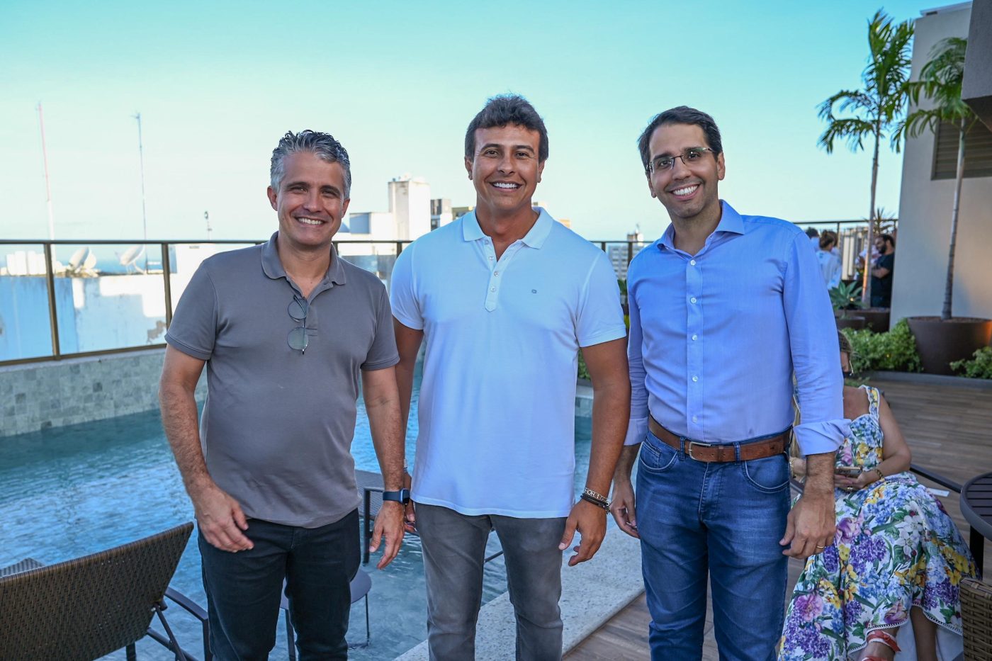 Fabrício Castro, Adriano Segura e José Manoel