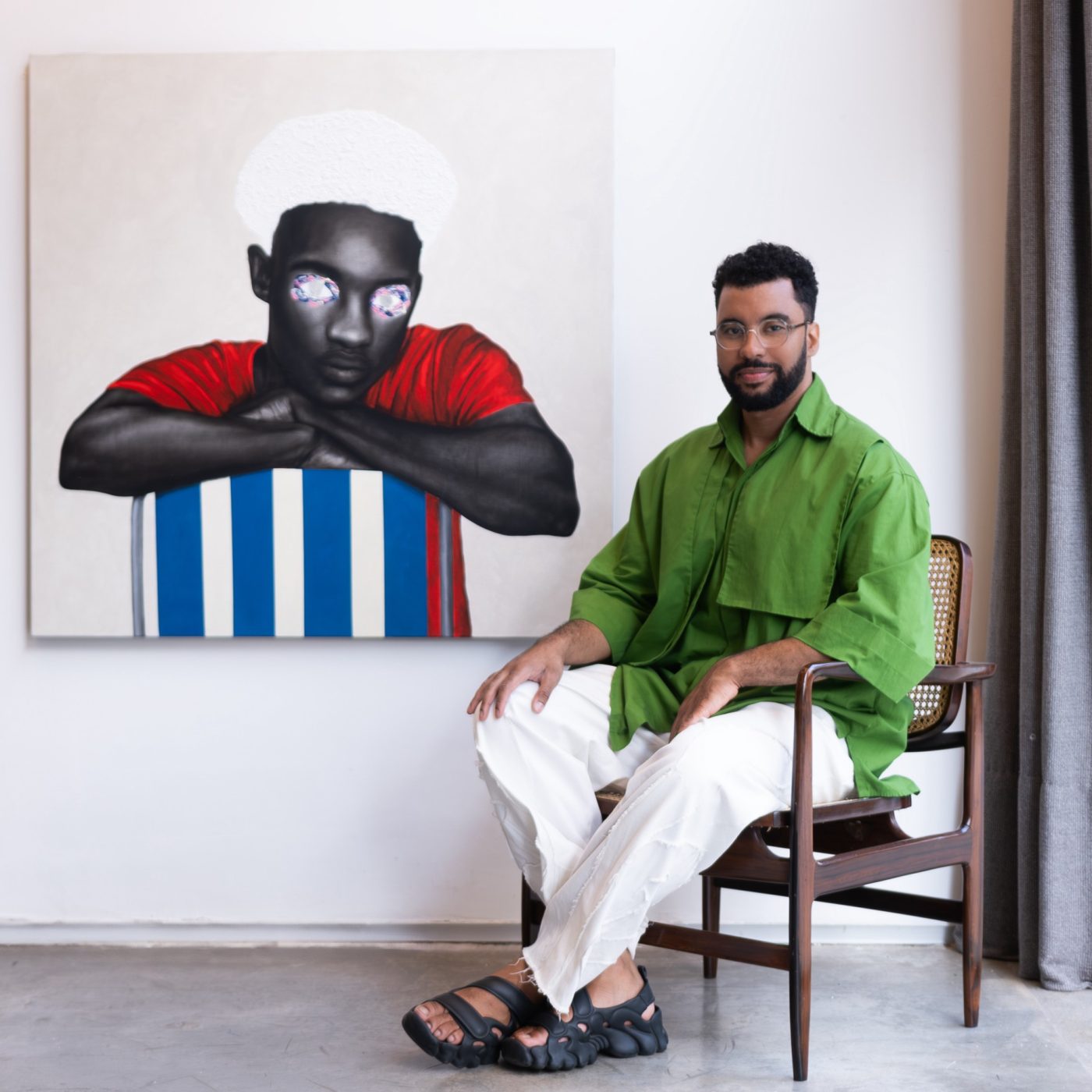 Galeria em Salvador recebe primeira mostra individual do artista visual Igor Rodrigues na Bahia