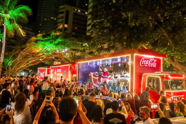 Caravanas de Natal da Coca-Cola farão nove apresentações na Bahia; saiba onde