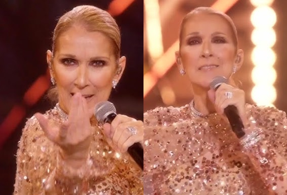 Celine Dion se apresenta em desfile com modelos brasileiras na Arábia Saudita; assista