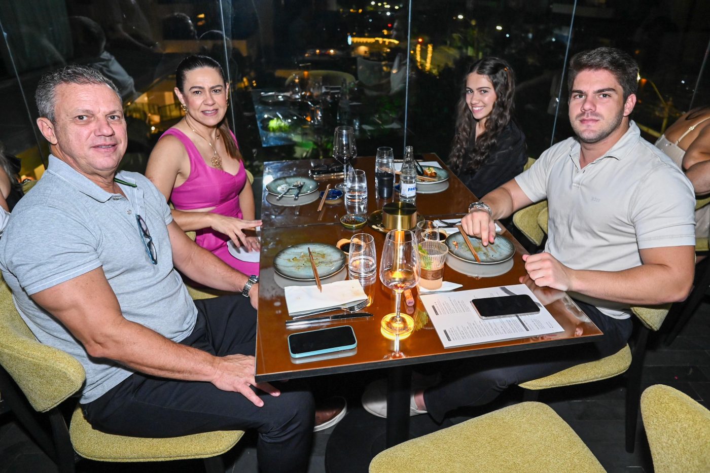 Jiuseppe, Patrícia, Luisa e Guilherme Greco