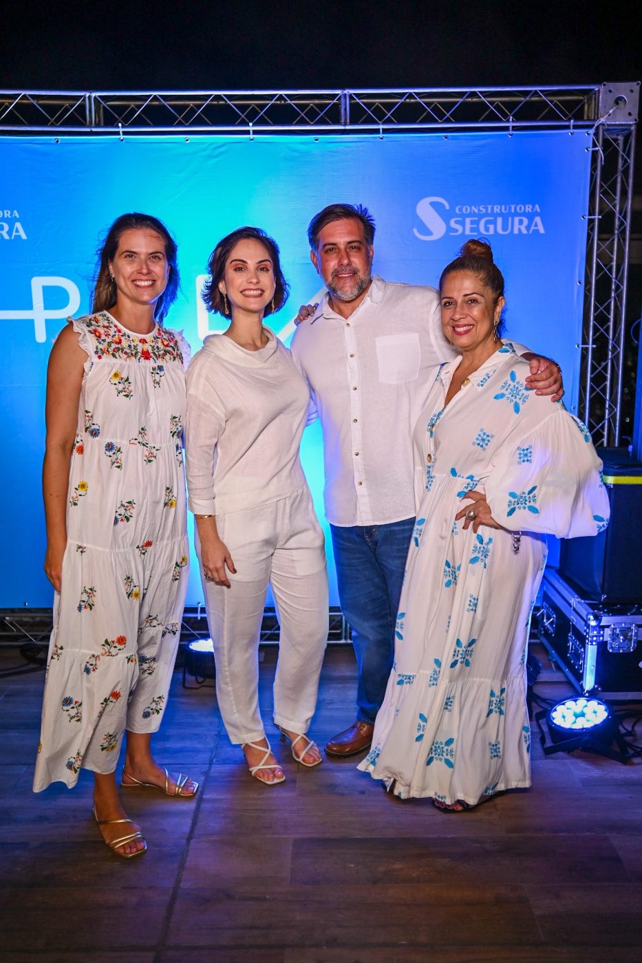 Claudia Rosa, Juliana Segura, Alexandre Liborio e Valéria Marambaia