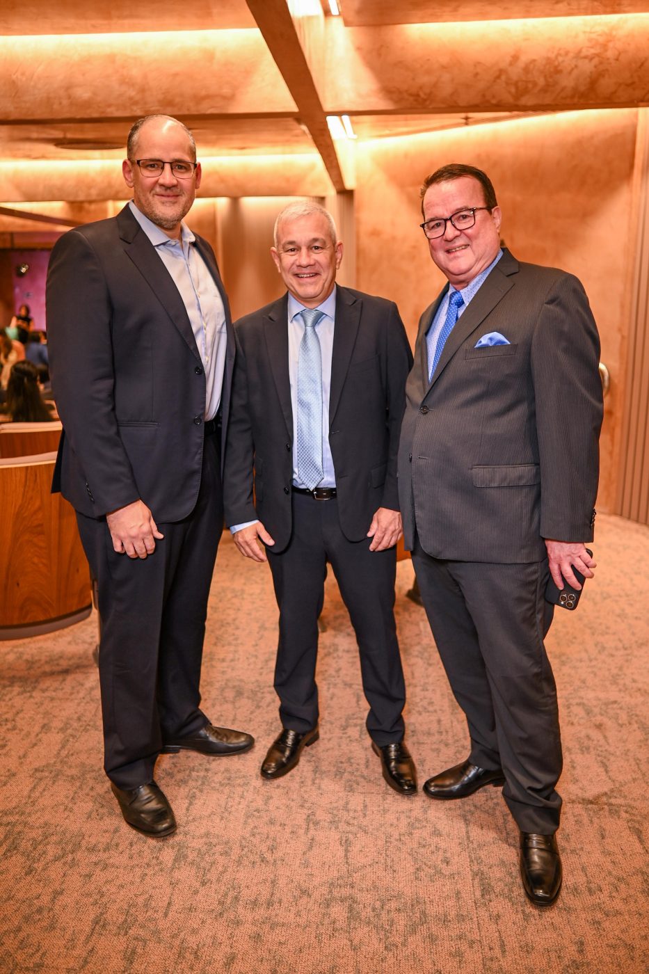 Ricardo Ferraz, César Amorim e Lúcio Rodrigues