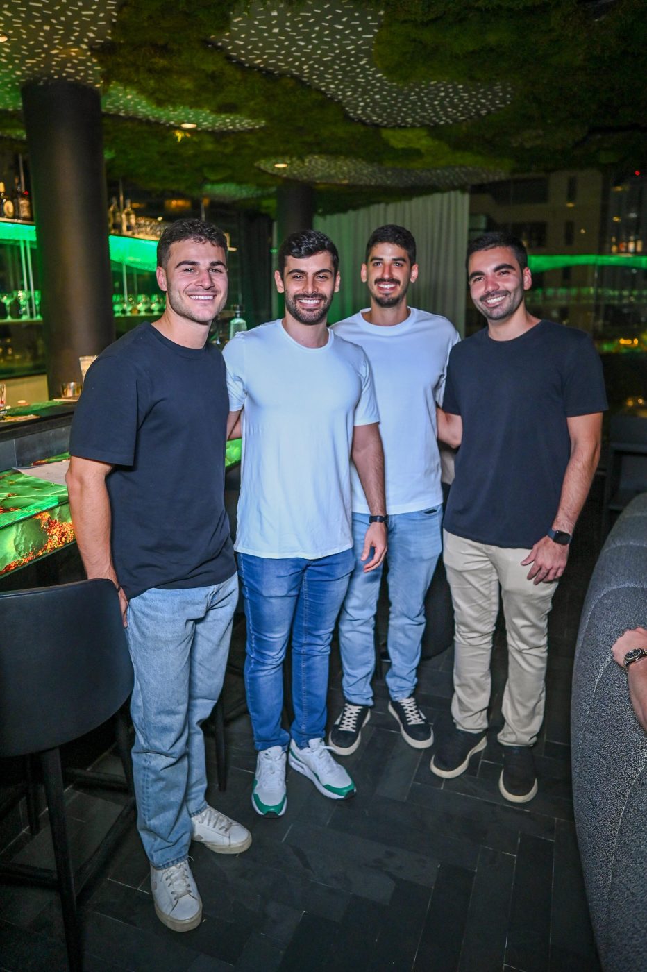 Marco Silveira, Felipe Portela, Lucas Chamusca e Rafael Oliveira