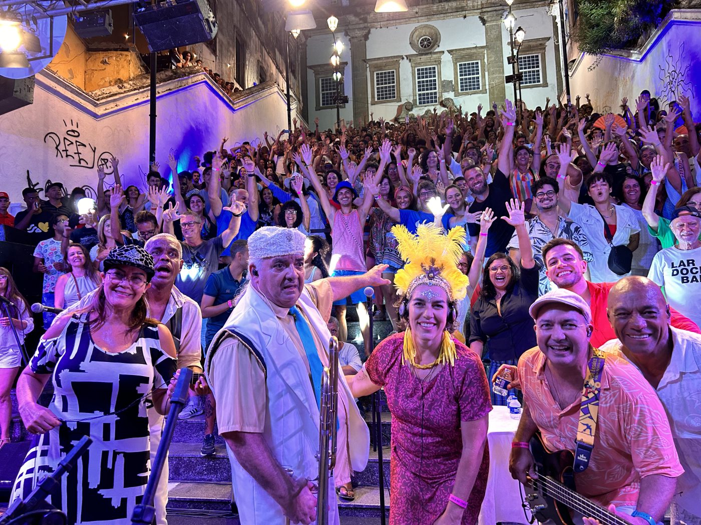 Tradicional show de Gerônimo na Escadaria do Passo desta terça (26) é cancelado devido ao mau tempo