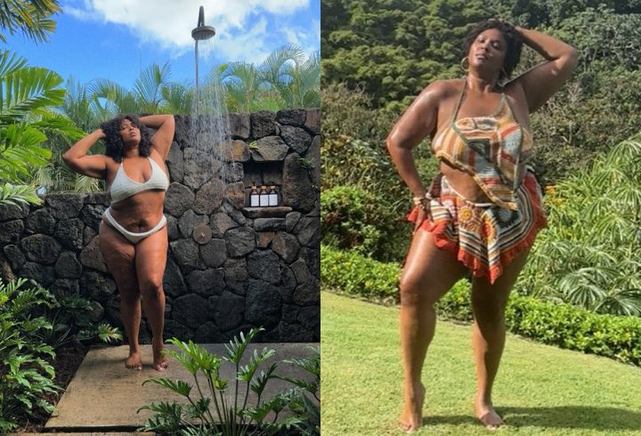 Lizzo usa looks de marca baiana durante férias; veja fotos