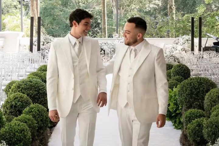 Lucas Rangel e Lucas Bley se casam no Palácio Tangará, em São Paulo; veja fotos