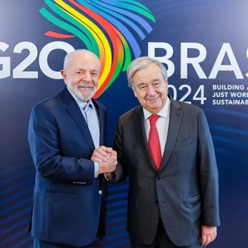 No Rio, Lula encontra secretário-geral da ONU e defende continuidade do G20 Social