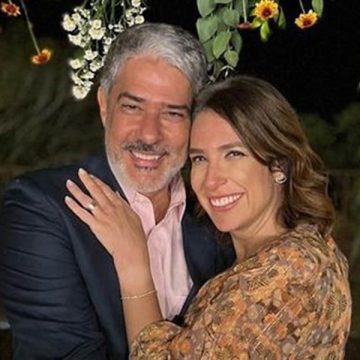 William Bonner surge apaixonado e posta rara declaração à esposa, Natasha Dantas