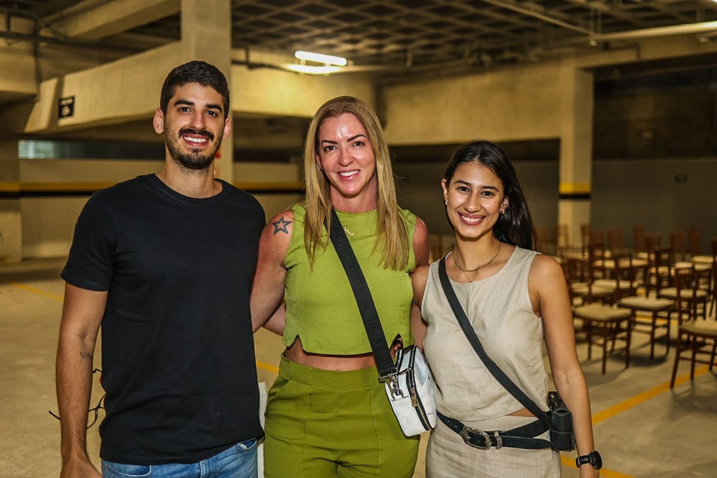 Lucas, Juliana Chamusca e   Bárbara Queiroz