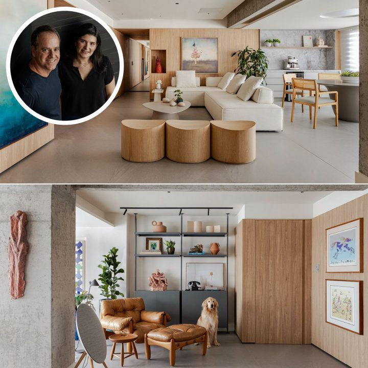 Conheça apartamento cheio de história com projeto de Mario Figueiredo e Mona Cardoso, vencedores do Prêmio Núcleo Destaque 2024