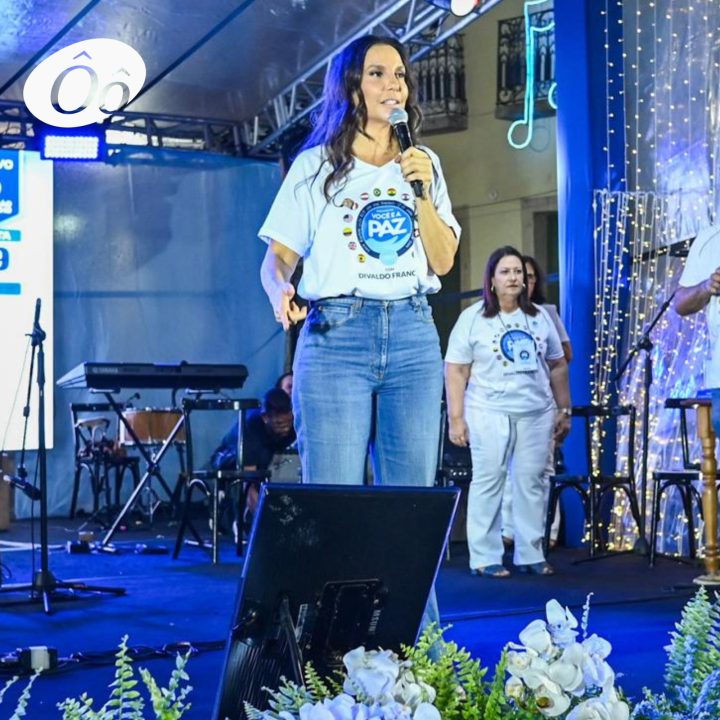 Ivete Sangalo no palco do Movimento Você e a Paz – Foto: Elias Dantas/Alô Alô Bahia