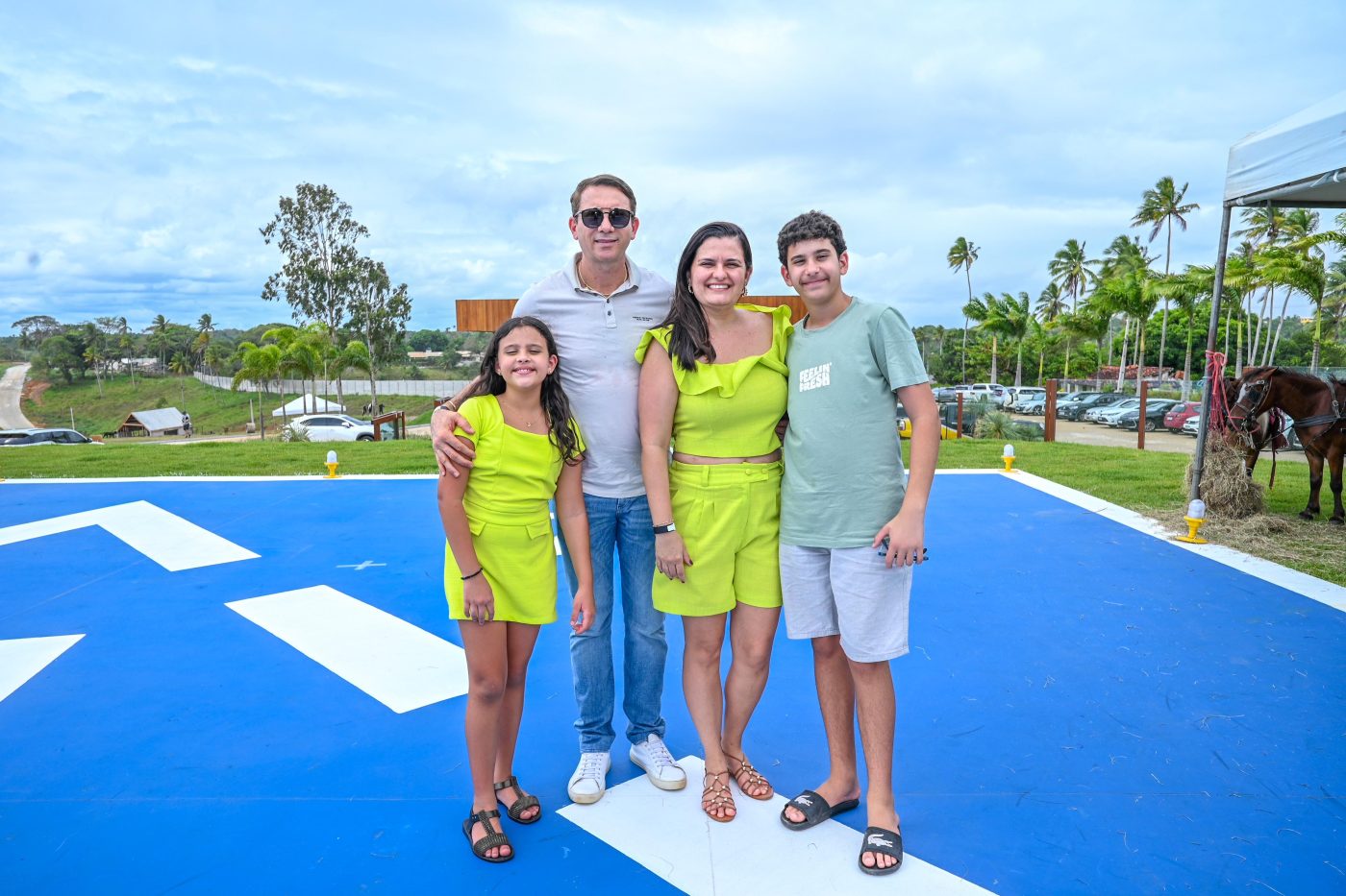 Gilberto, Daniela, Giovana e Daniel Rios