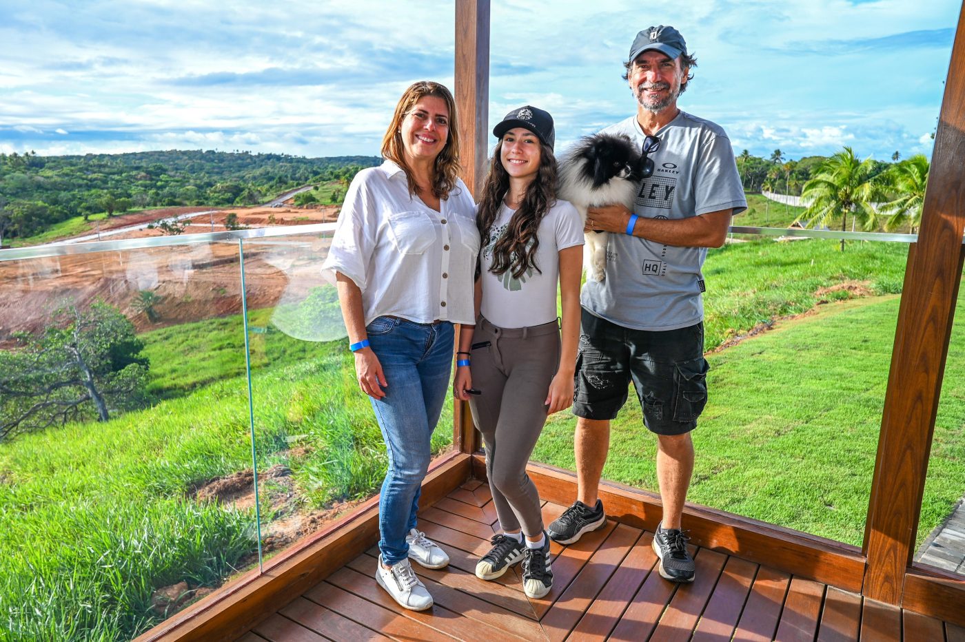 Silvana, Adriano e Beatrice Janott