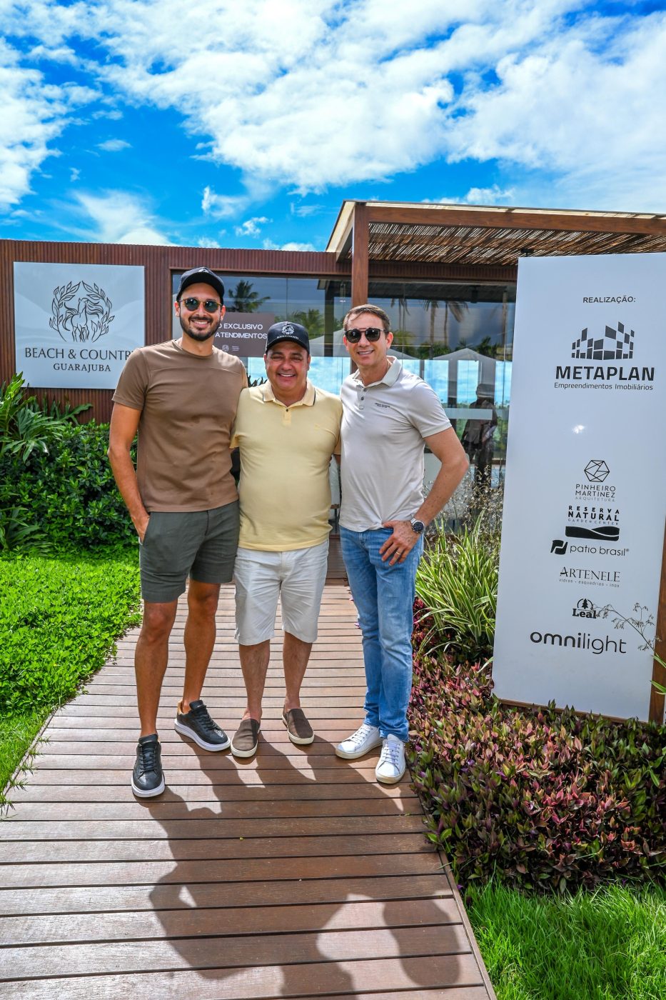 Leonardo Costa Lino, Nestor Côrtes e Gilberto Rios