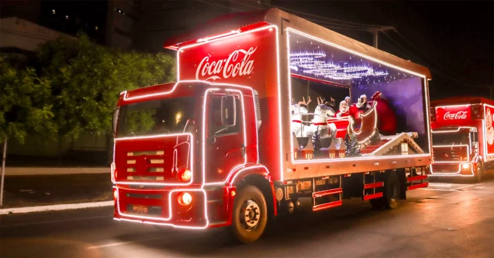 Caravana de Natal da Coca-Cola desembarca em Salvador nesta segunda (2); aos detalhes