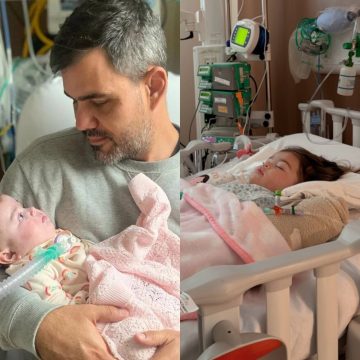 Filha de Juliano Cazarré apresenta piora na UTI e família pede orações