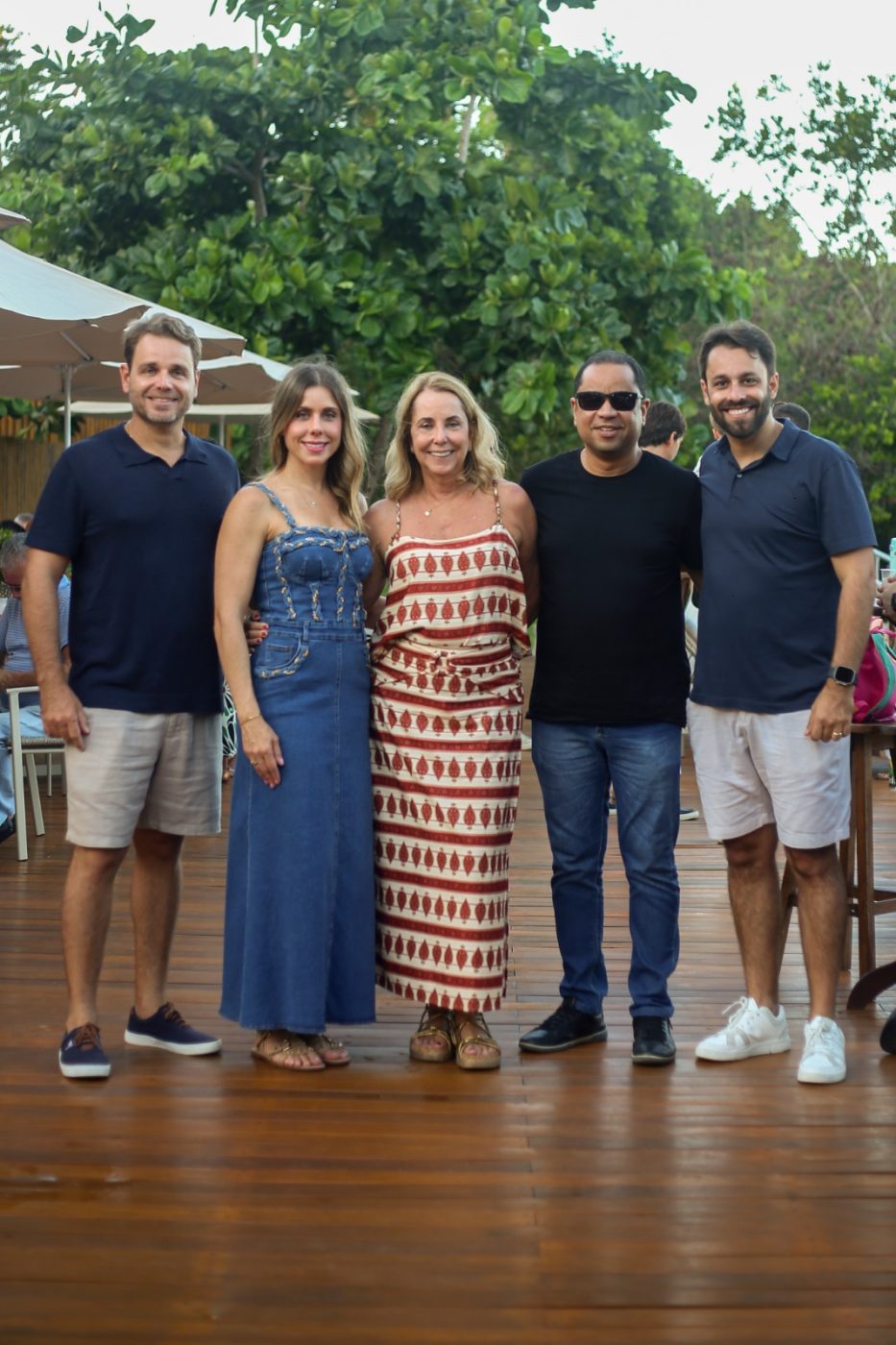 José Antônio, Paula, Virgínia Tanajura, Manuel Gomes e João Pedro Tanajura