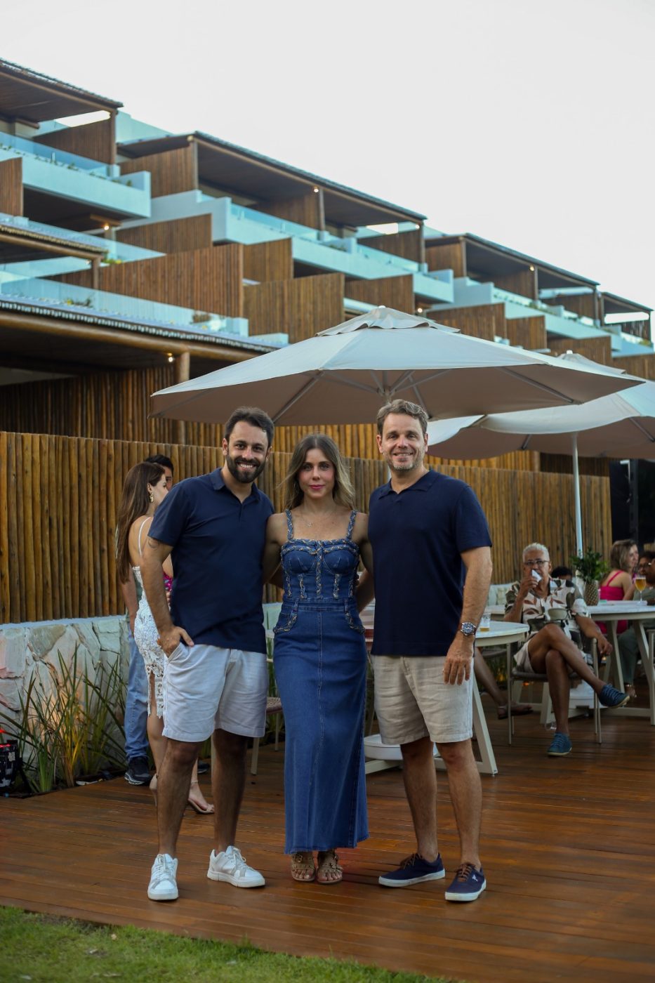 José Antônio, Paula e João Pedro Tanajura