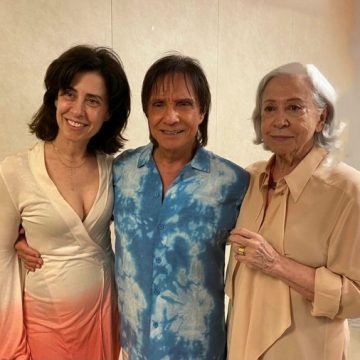 Roberto Carlos exalta Fernanda Torres e Fernanda Montenegro em encontro especial: “Muito talento”