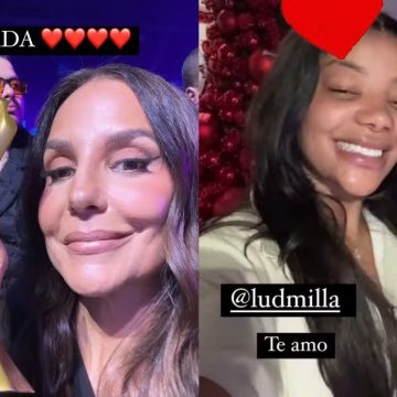 Ivete Sangalo liga para Ludmilla após ‘esquecê-la’ em discurso no Prêmio Multishow