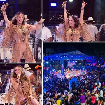 Claudia Leitte abre temporada de verão com gravação de EP no Candyall Guetho Square; veja fotos