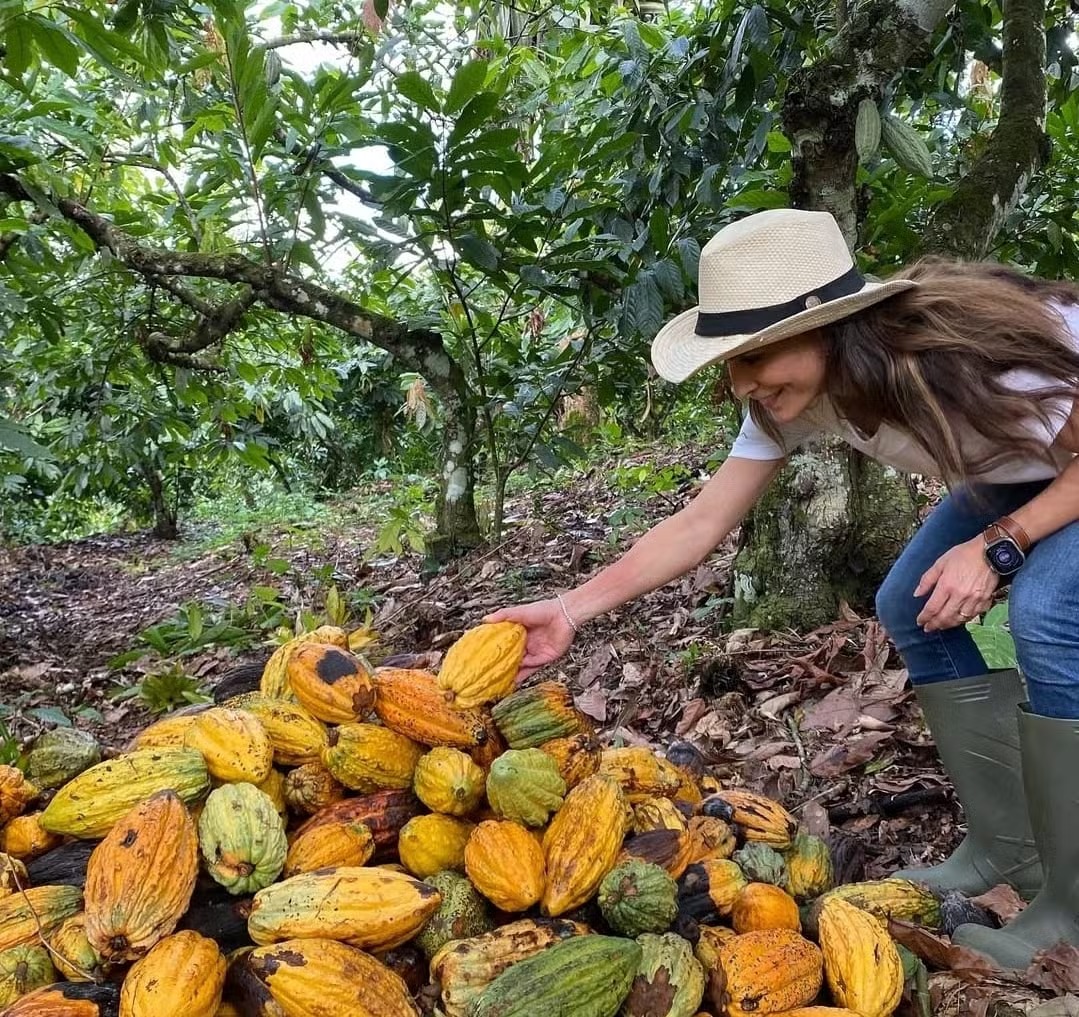 Ticiana Villas Boas assume fazenda de cacau da família, na Bahia