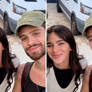 João Guilherme e Bruna Marquezine chegam em Orlando para celebrar o Natal