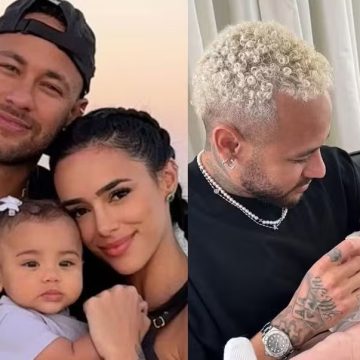 De férias no Brasil, Neymar mostra primeiro encontro entre as filhas, Mavie e Helena