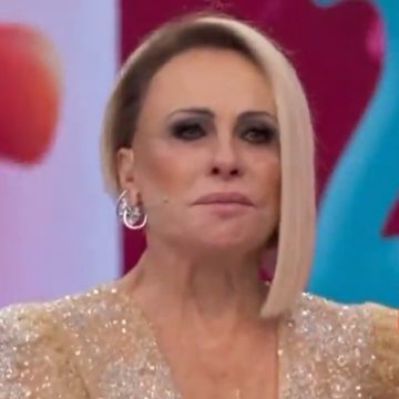 Ana Maria Braga chora ao vivo após ouvir mensagem de Louro José; assista