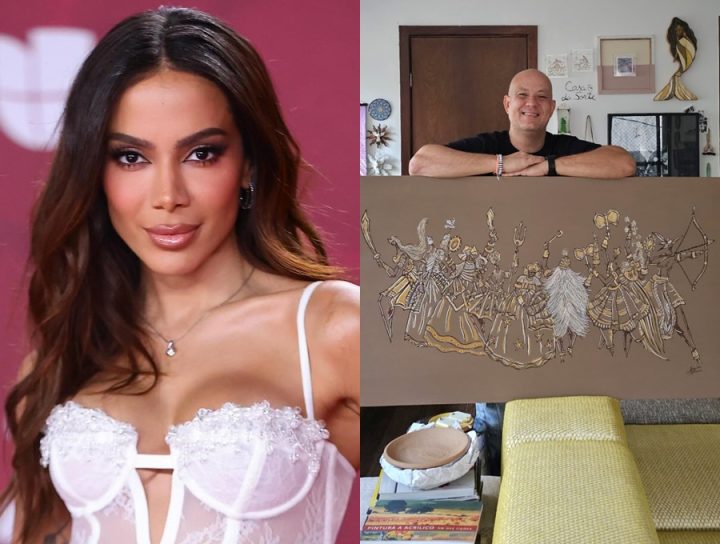 Nova mansão de Anitta tem obra de artista baiano em homenagem aos orixás; veja fotos