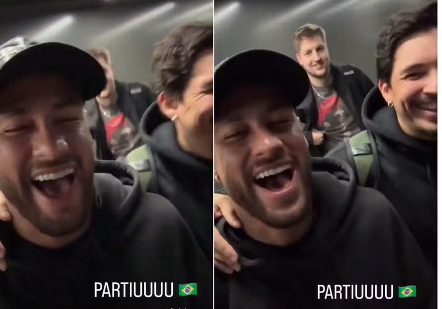 Neymar viaja com amigos para festas de fim de ano: ‘Partiu pro Brasa’